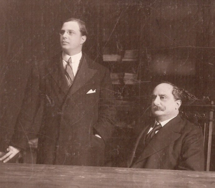 Orazio Paretti e suo figlio 